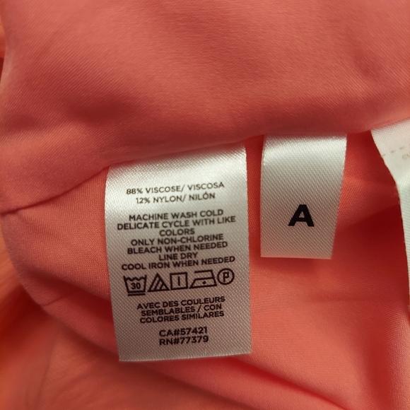 ANN TAYLOR Asymmetric Hem Flare Sleeveless Midi Dress - Picture 11 of 12